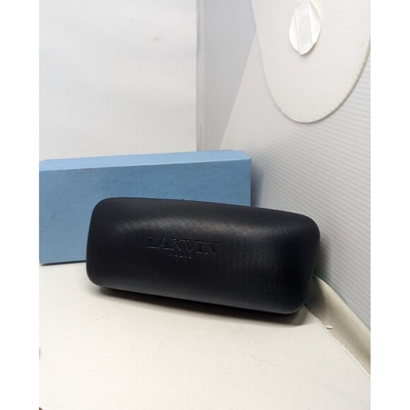 LANVIN SLN504 SLN 504 Black Sunglasses 57-16-140 col 0700 Square Tinted case - Picture 7 of 10